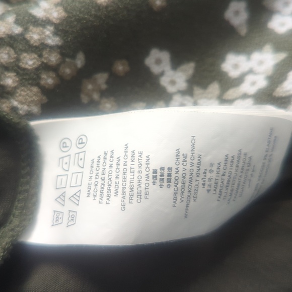 Michael Michael Kors olive green layered look tank size S twofer - Picture 7 of 9